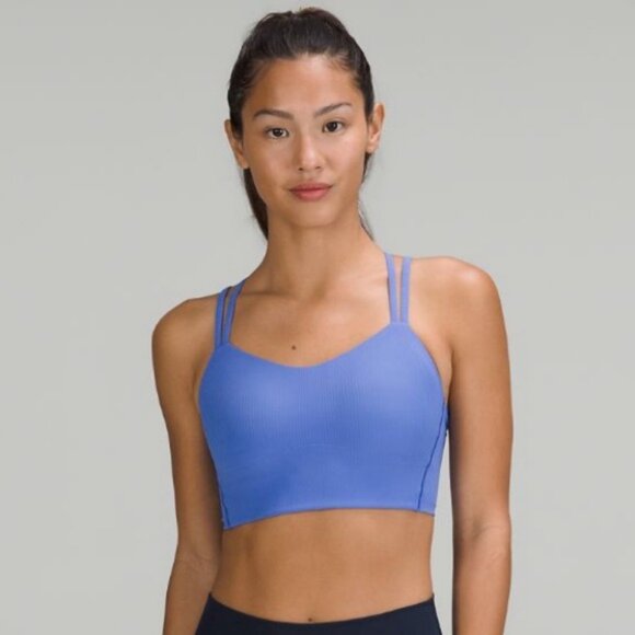Lululemon NWT Like a Cloud Ribbed Longline Bra B/C Cup Wild Indigo - Picture 3 of 10